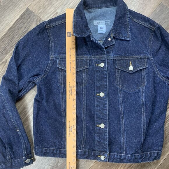 Evan Picone Vintage Women’s Denim Jacket Size XL - Picture 5 of 8